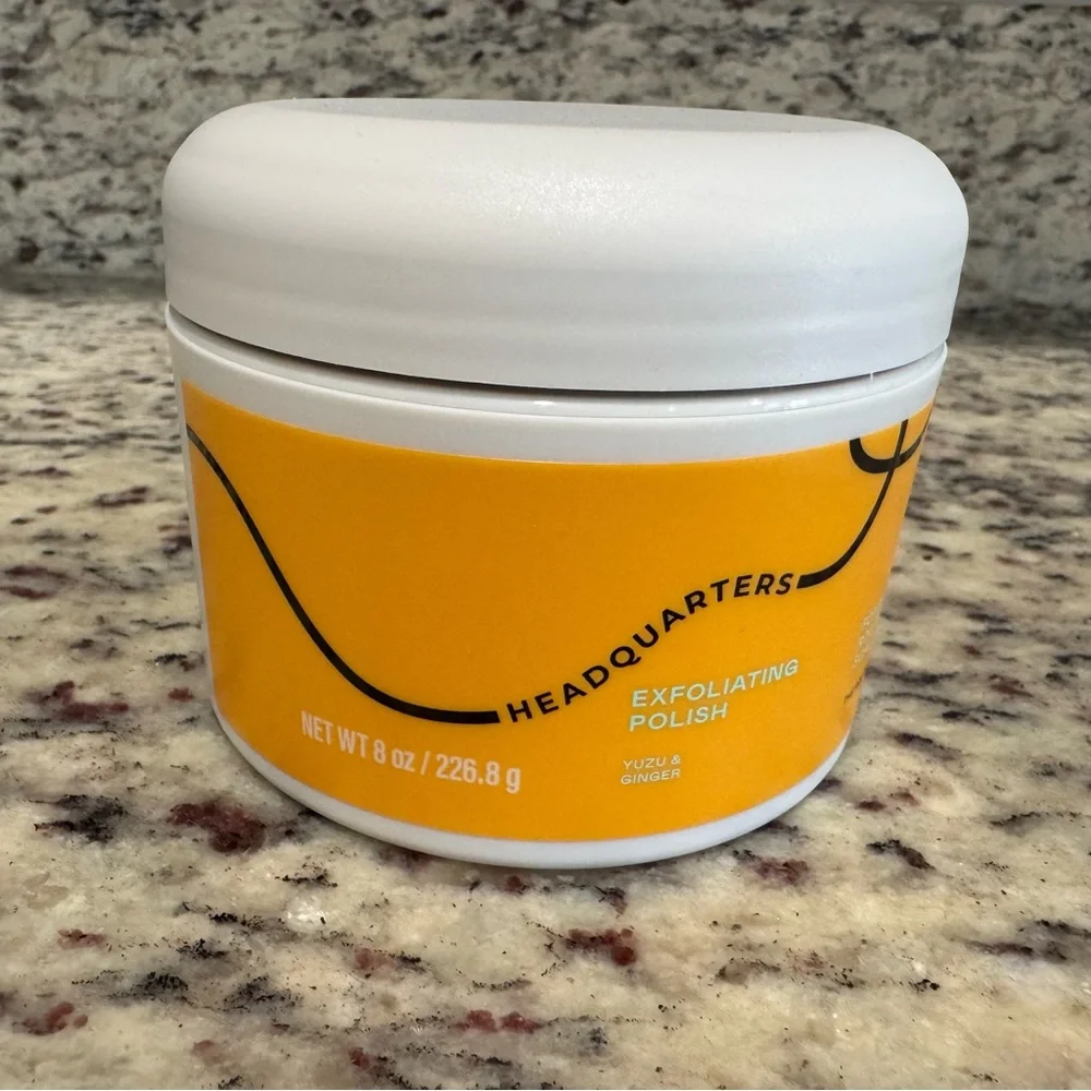 Headquarters Exfoliating Polish Yuzu‎ Ginger Scalp Scrub 8oz New